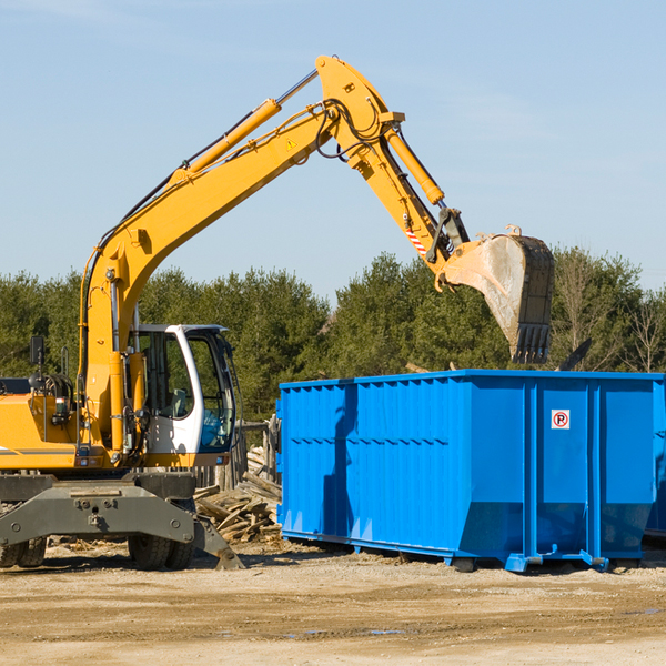 what are the rental fees for a residential dumpster in Plantation Mobile Home Park FL